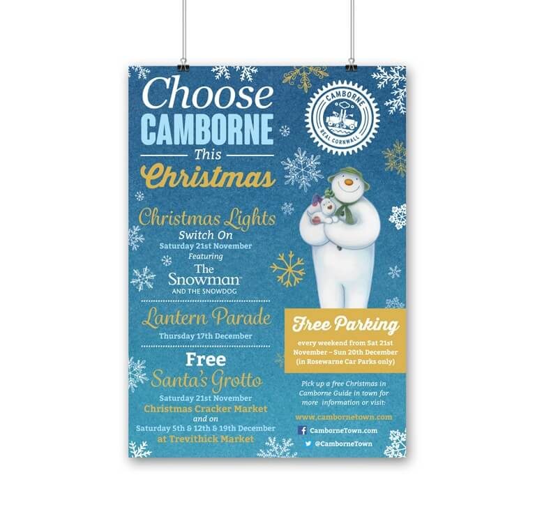 Event poster design and print, Cornwall